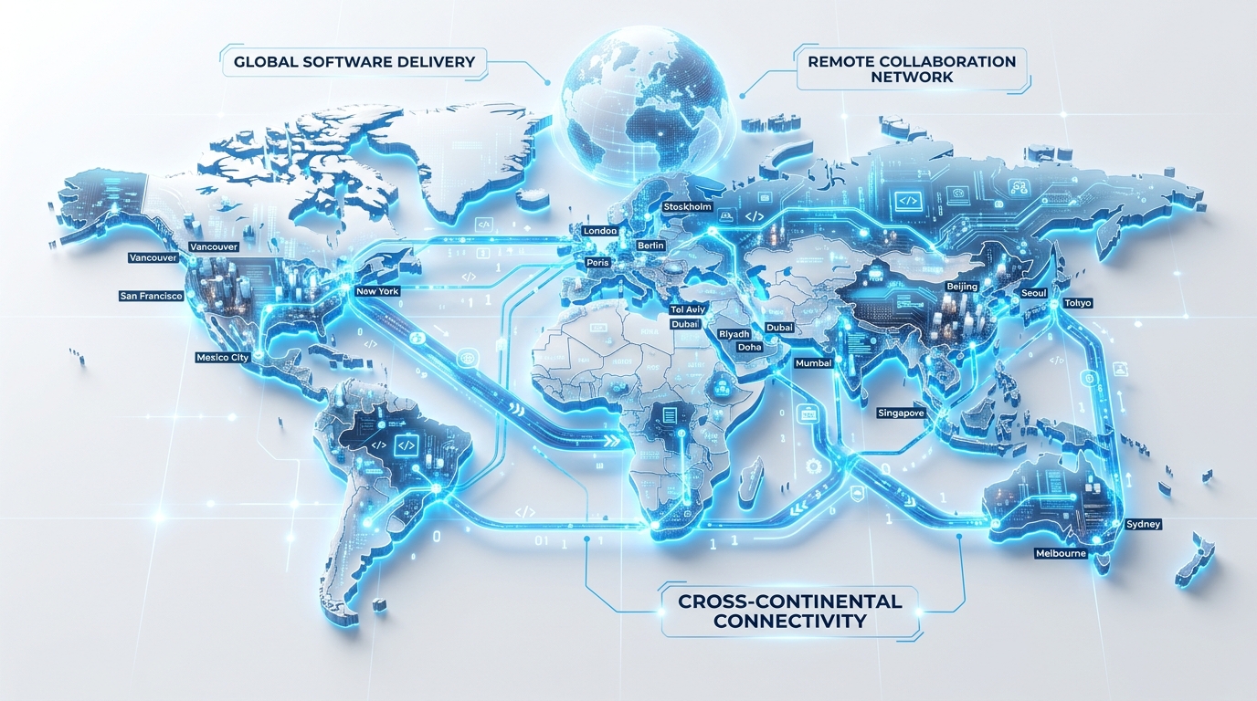 Analytiq technology global presence map